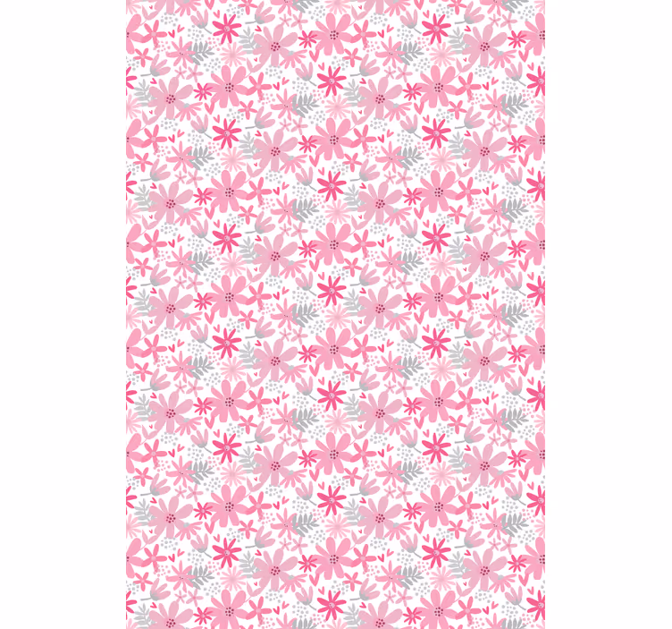Küchenfenster Rollo rosa blumenmuster - TenStickers