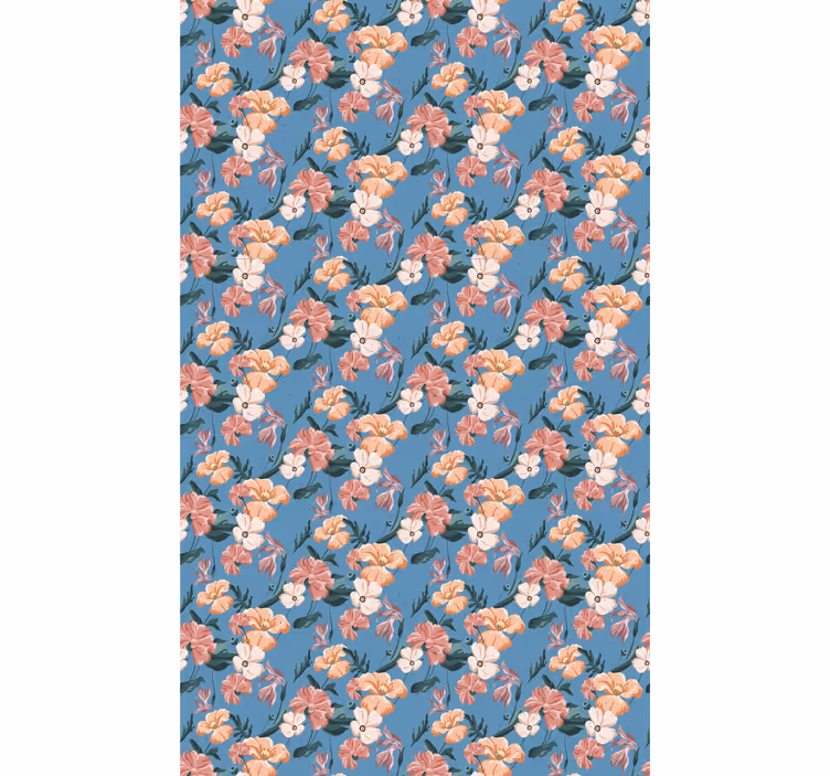 Rollo Fenster Blumen blumenmuster freude - TenStickers