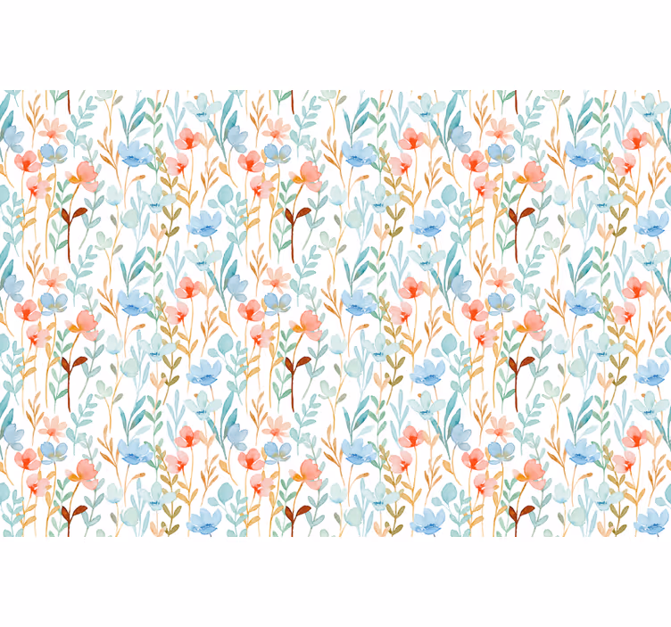 Rollo Fenster Blumen zartes botanisches thema - TenStickers