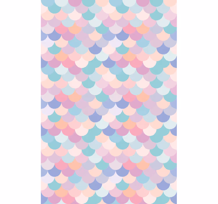 Rollo Fenster Muster bunte schuppenmuster - TenStickers