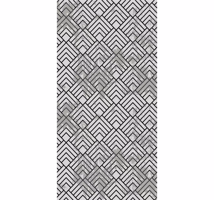 Fenster Rollo modern geometrischer anordnungsstil - TenStickers