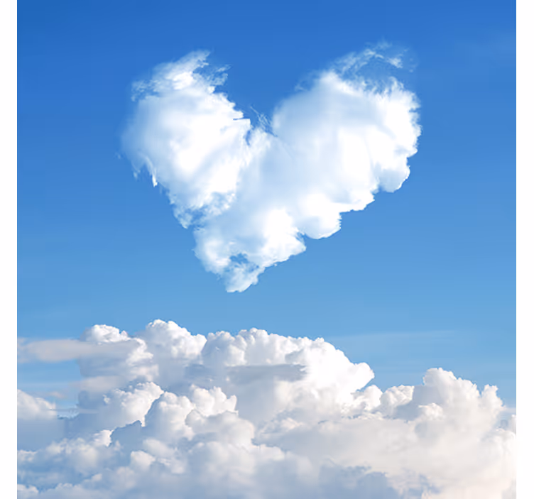 Romantische Rollos Himmel herz fotografie - TenStickers