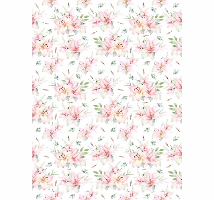 Rollo Fenster Blumen üppige florale muster - TenStickers