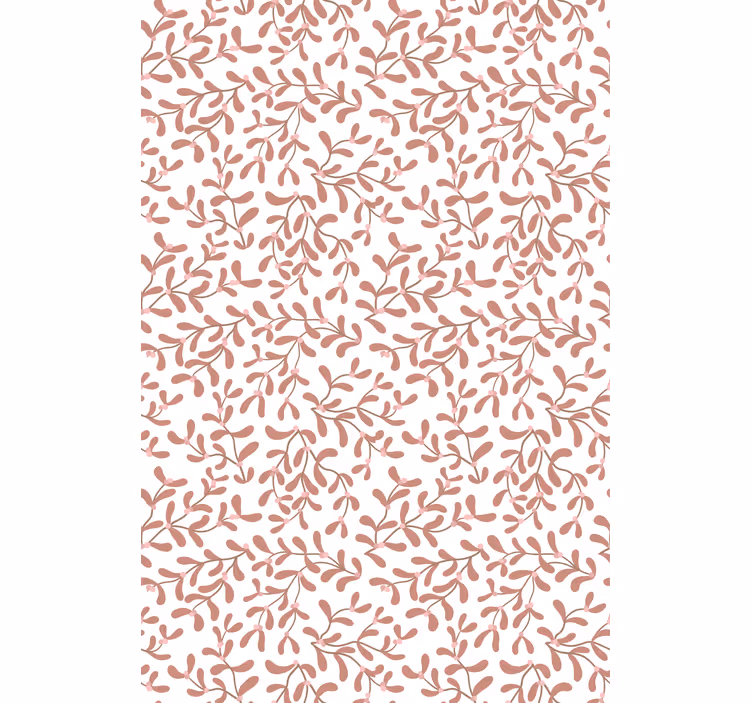 Rollo Fenster Blumen dezentes blattmotiv - TenStickers