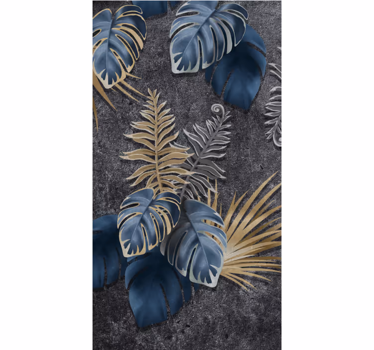 Rollo Fenster Blumen tropisches laubarrangement - TenStickers
