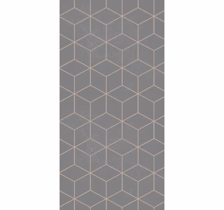 Fenster Rollo modern geometrisches graues motiv - TenStickers