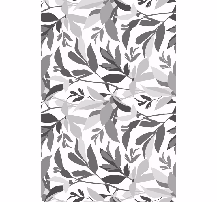 Rollo Fenster Blumen stilvolles blattmuster - TenStickers
