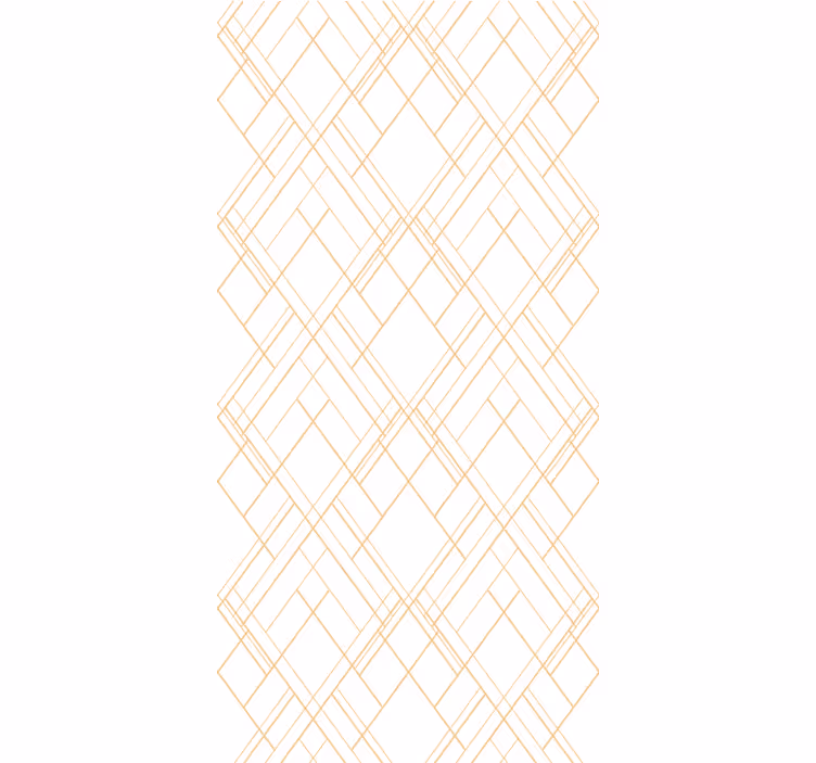 Goldene Rollos mit unregelmäßigen Linien fürs Wohnzimmer - TenStickers