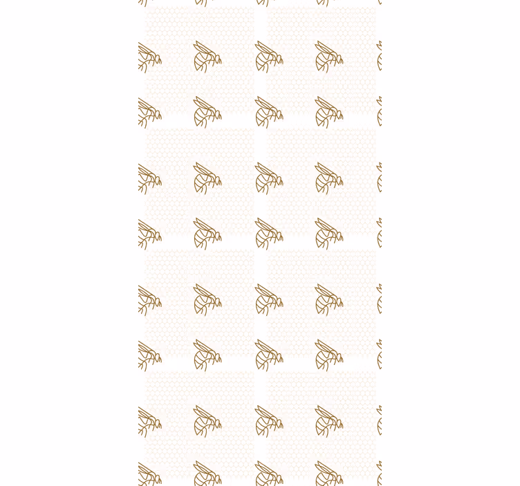 Rollo Fenster Tiere honigbienenmuster - TenStickers