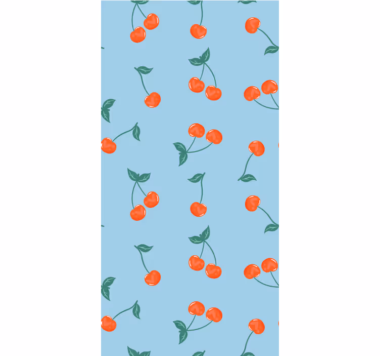 Rollo Fenster Obst kirschzweige muster - TenStickers