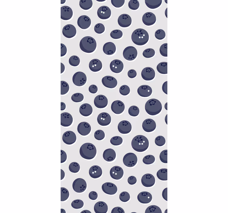Rollo fenster obst mit heidelbeer-motiv - TenStickers