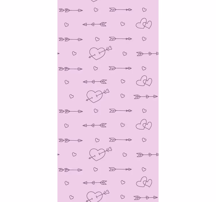Rollo Fenster romantisch herzen und pfeile - TenStickers