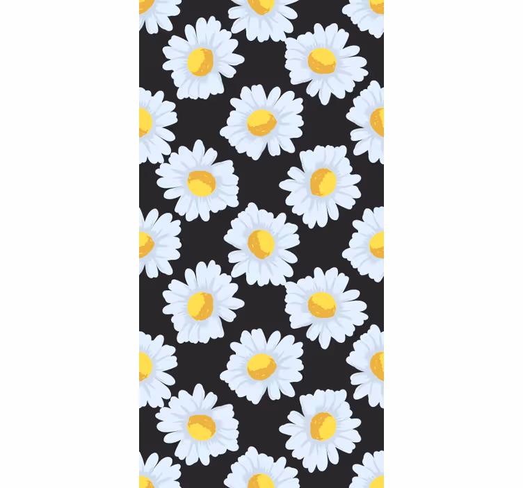 Rollo Fenster Blumen gänseblümchen-blumenthema - TenStickers