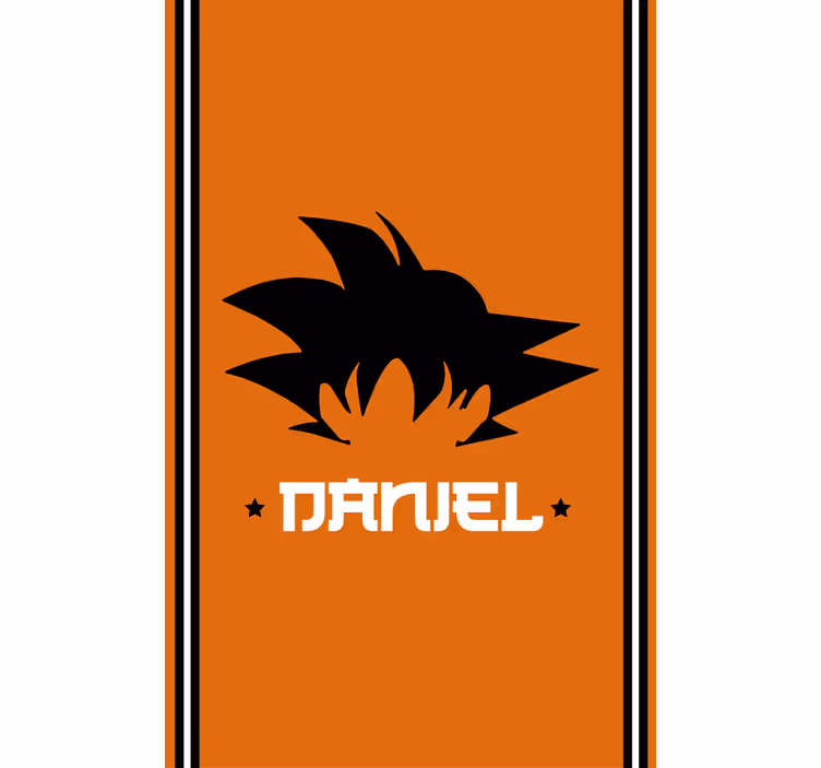 Rollo Goku personalisiert - TenStickers