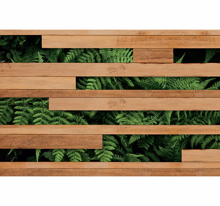 Rollo Fenster Baum üppige grünauflage - TenStickers