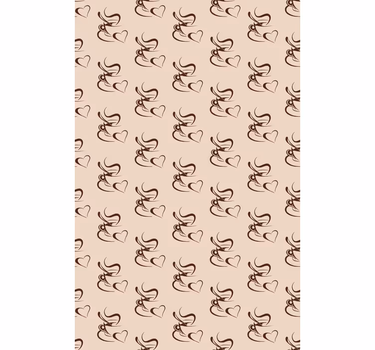 Küche Rollos Illustration für Kaffeeliebhaber - TenStickers