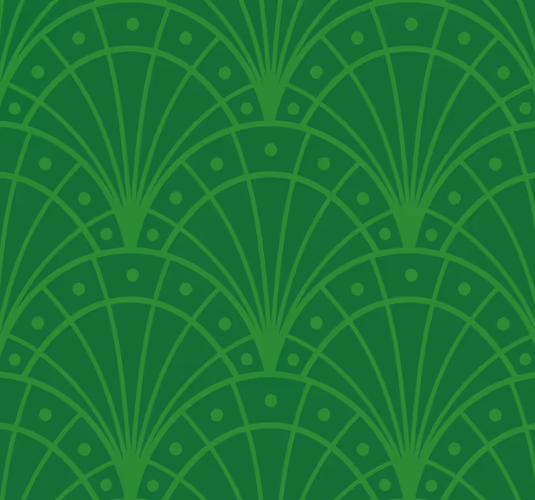 Rollos grün art deco - TenStickers