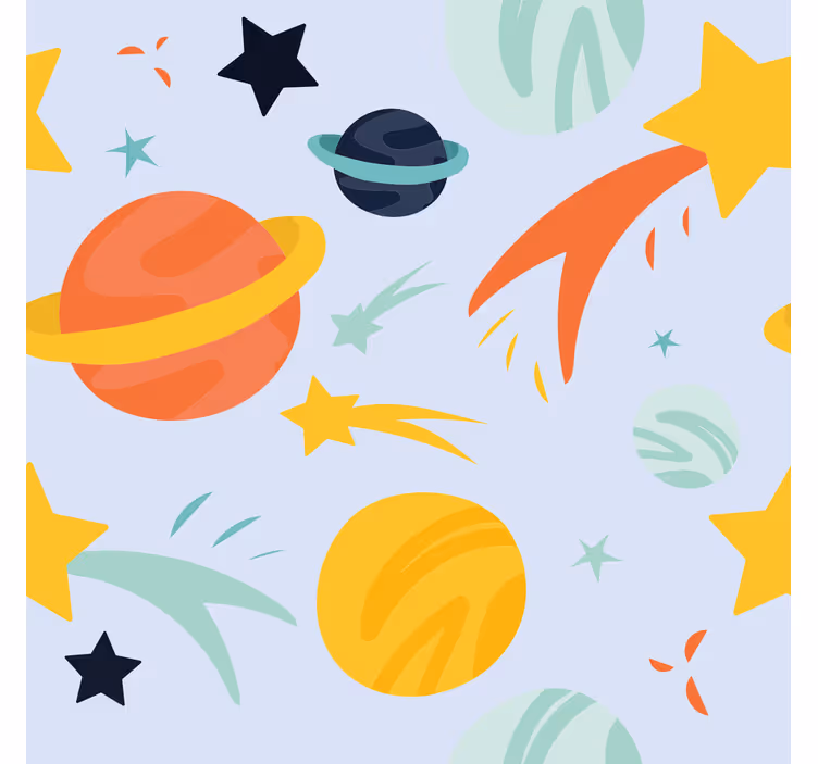 Rollos Spaß planeten muster - TenStickers