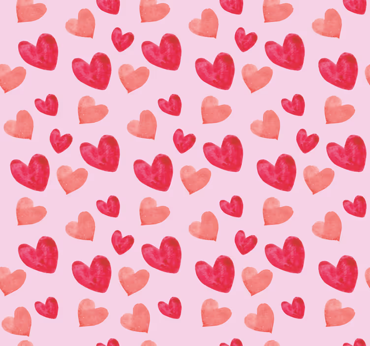 Rollos romantisch herz-muster für kleinen finger - TenStickers