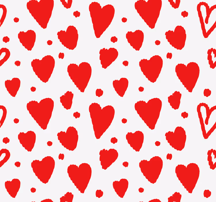 Rollos romantisch herz-muster - TenStickers
