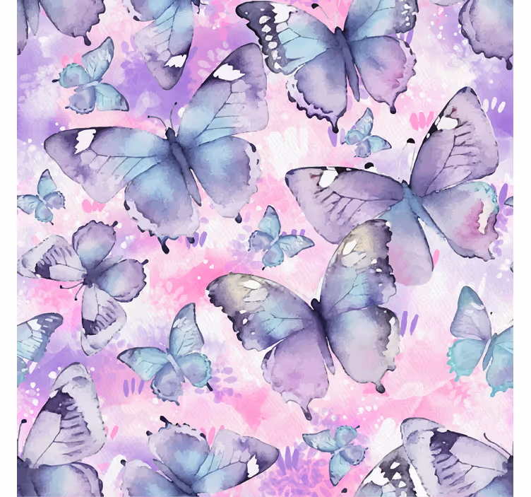 Rollo Fenster Schmetterlinge splash-stil - TenStickers