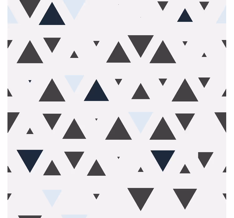 Rollo Fenster skandinavisch minimalistisches dreiecksmuster - TenStickers
