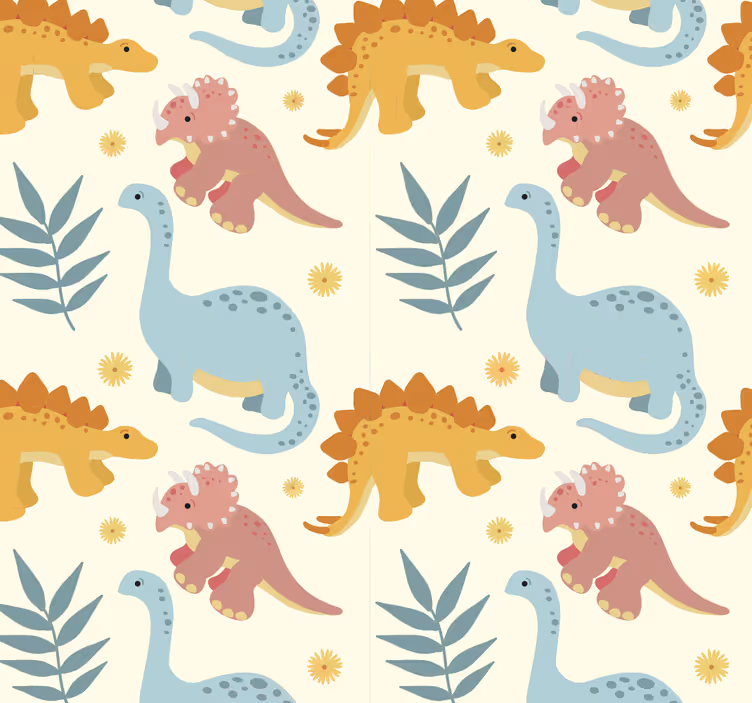 Rollo Fenster Dino minimalistischer stil - TenStickers