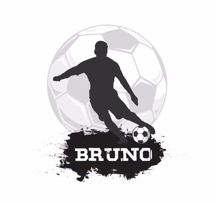 Rollo Fenster Fußball personalisierbarer fußball - TenStickers