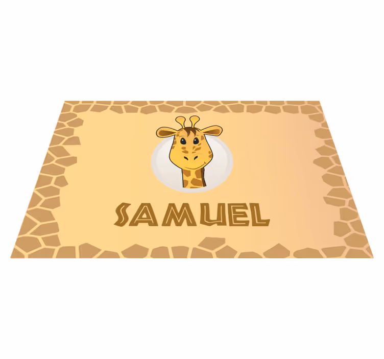 Tischset kinder im giraffen-design - TenStickers