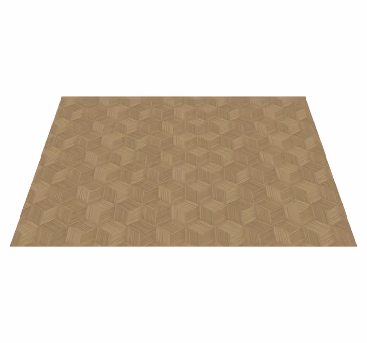 Tischset textur sechseckiges holz-muster - TenStickers