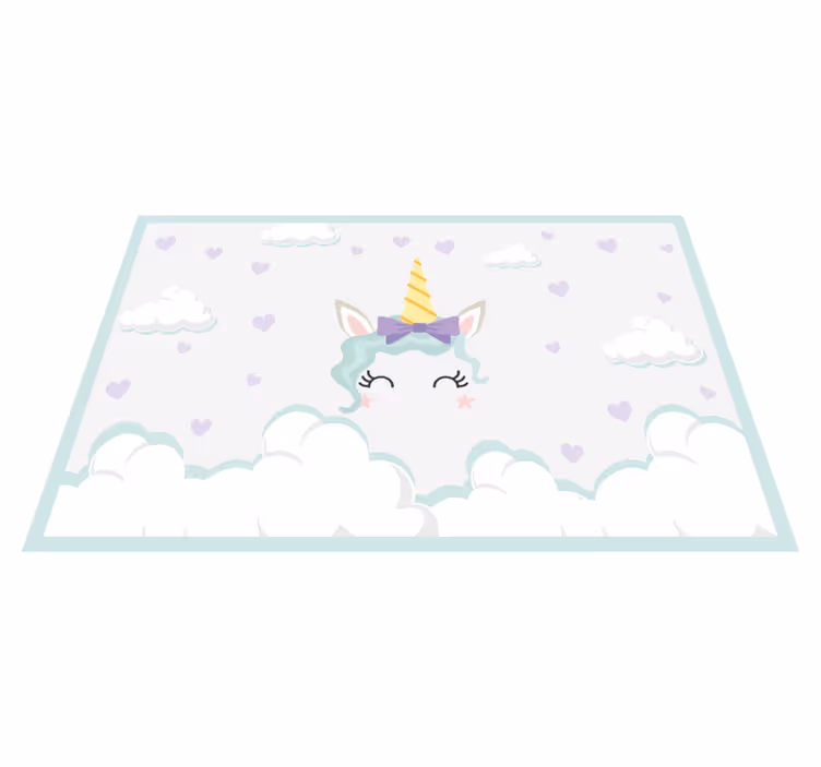 Tischset Kinder Schönes Einhorn - TenStickers