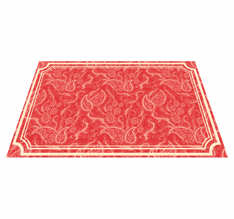 Tischset textur blumeninspiriertes design - TenStickers