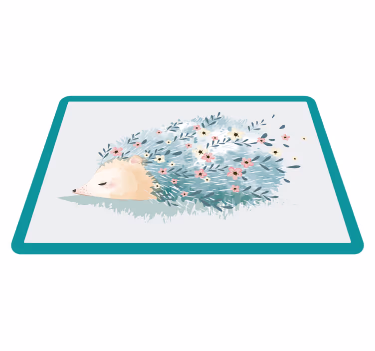 Platzset Stachelschwein Stachelschwein Kunst - TenStickers