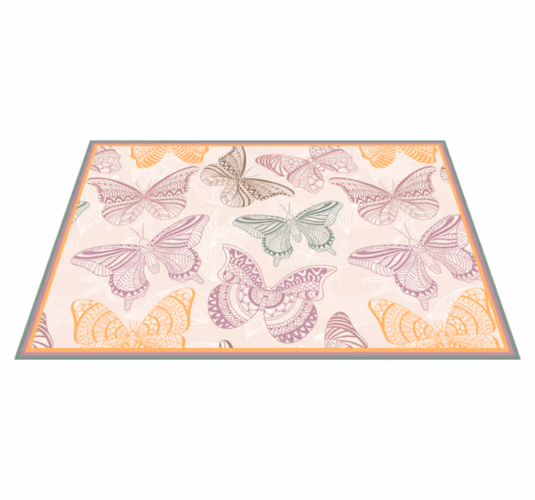 Tischset Schmetterling Farbige zierschmetterlinge - TenStickers