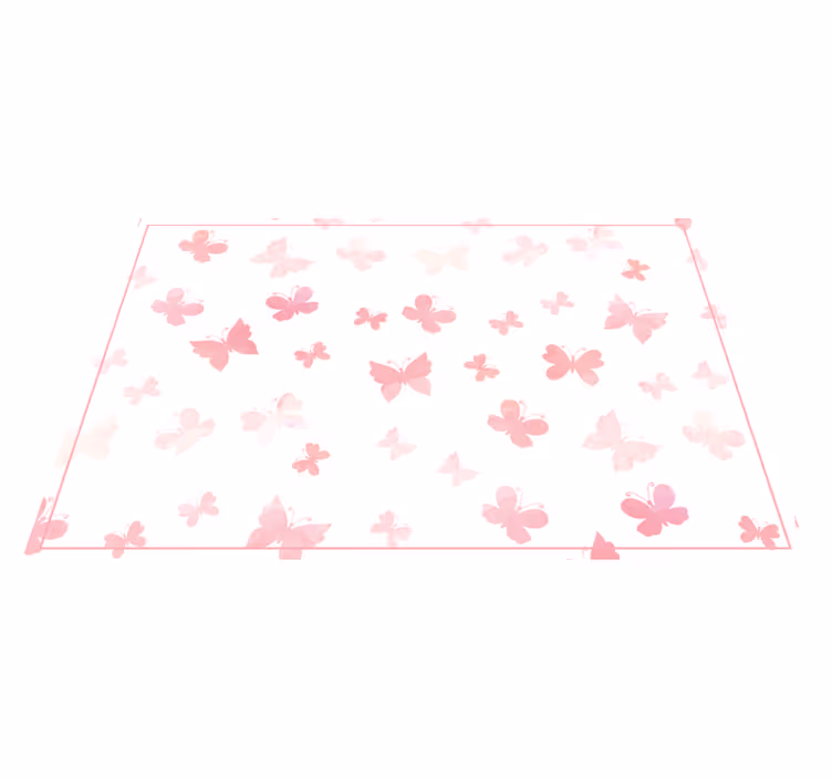 Tischset Schmetterling Rosa schmetterling - TenStickers