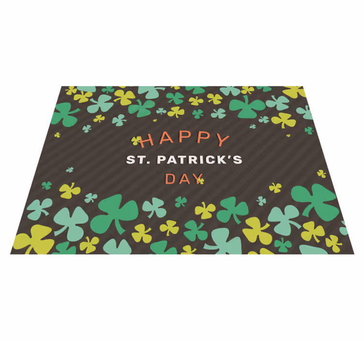 Tischset halloween frohen st. patrick's day - TenStickers
