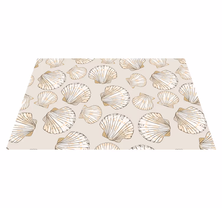 Tischset Muscheln Große und kleine muscheln - TenStickers