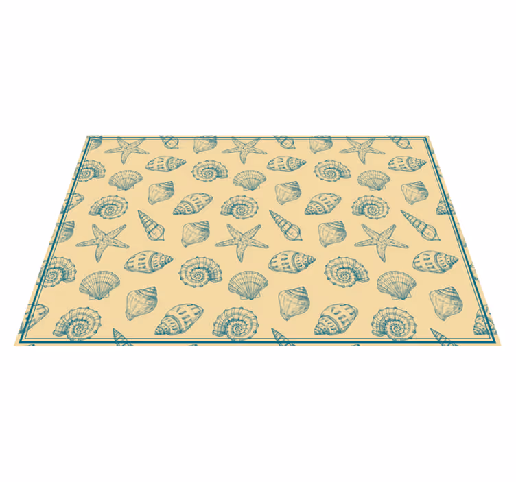 Tischsets originell mit muschelmotiv - TenStickers