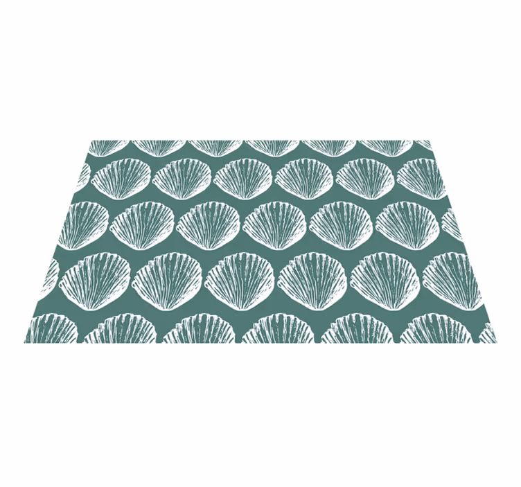 Tischset textur muschel muster tisch - TenStickers