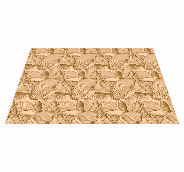 Tischset textur muschelstruktur oberfläche - TenStickers