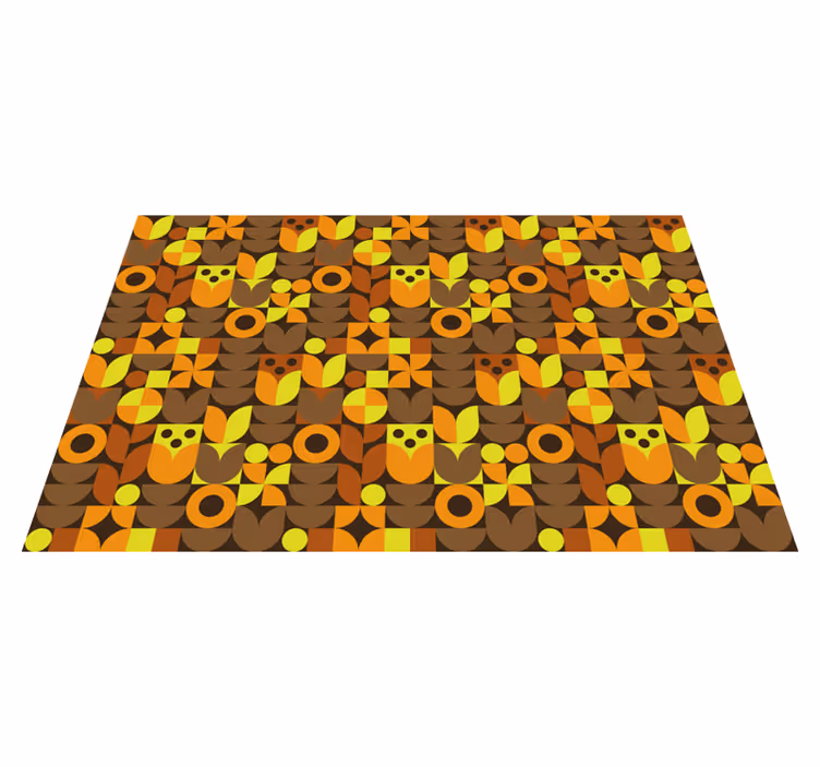 Tischsets originell mit bunten geometrischen mustern - TenStickers