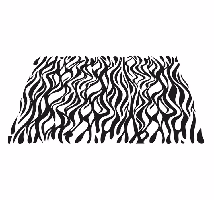 Tischset Zebra Gestreifter Hintergrund - TenStickers