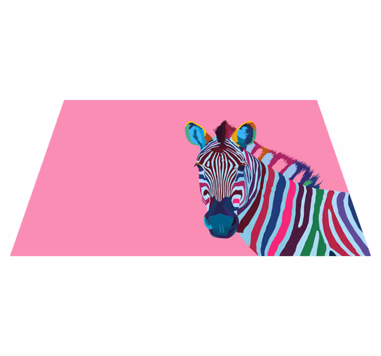 Tischset Zebra Pop-art - TenStickers