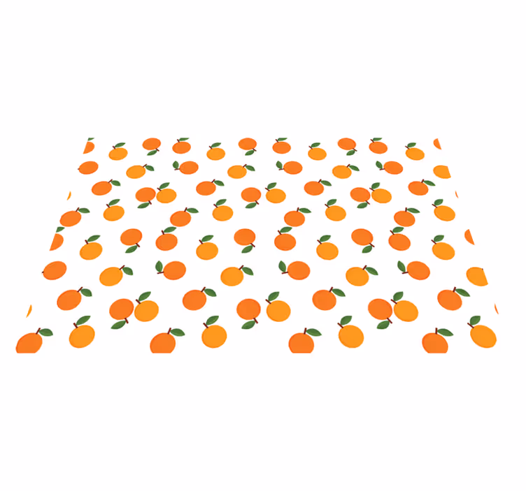 Tischsets originell mit orangemuster - TenStickers