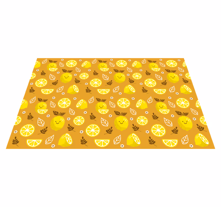 Tischset modern mit fruchtigem muster - TenStickers