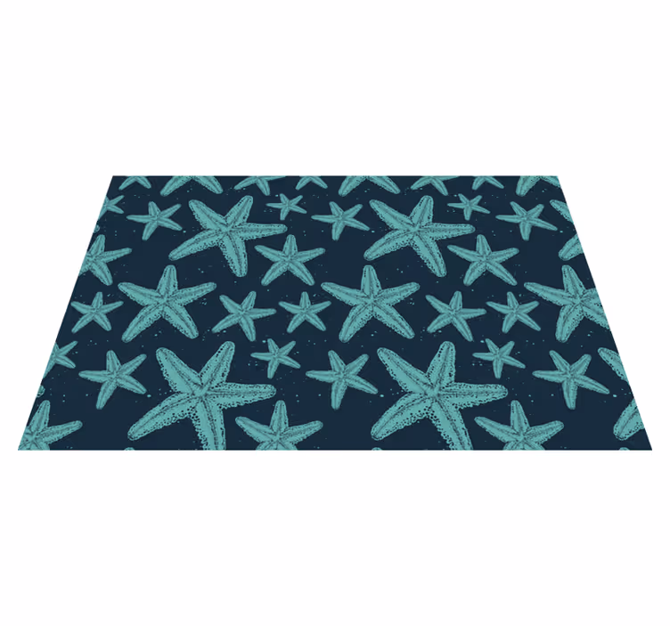 Tischsets originell mit seestern-muster - TenStickers