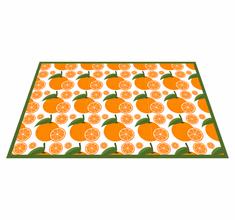 Tischsets originell zitrusfrucht arrangement - TenStickers