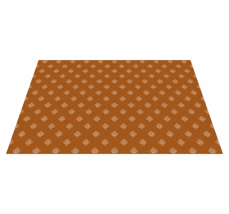 Tischset textur im eleganten blumendesign - TenStickers