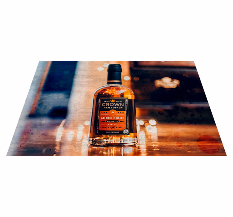Tischsets originell mit haze-flasche - TenStickers