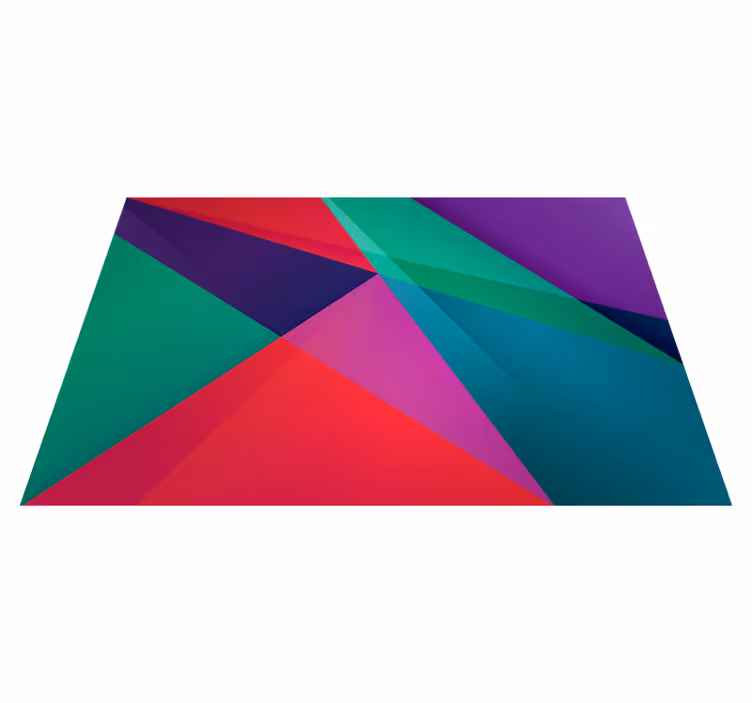 Tischset modern geometrisches farbenfrohes design - TenStickers